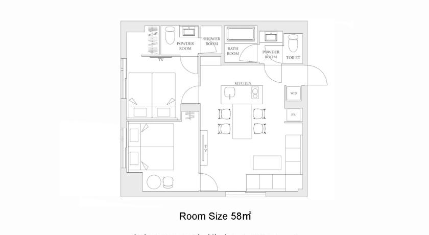MIMARU Tokyo Ikebukuro Room Type - High Floor Two-Bedroom Suite