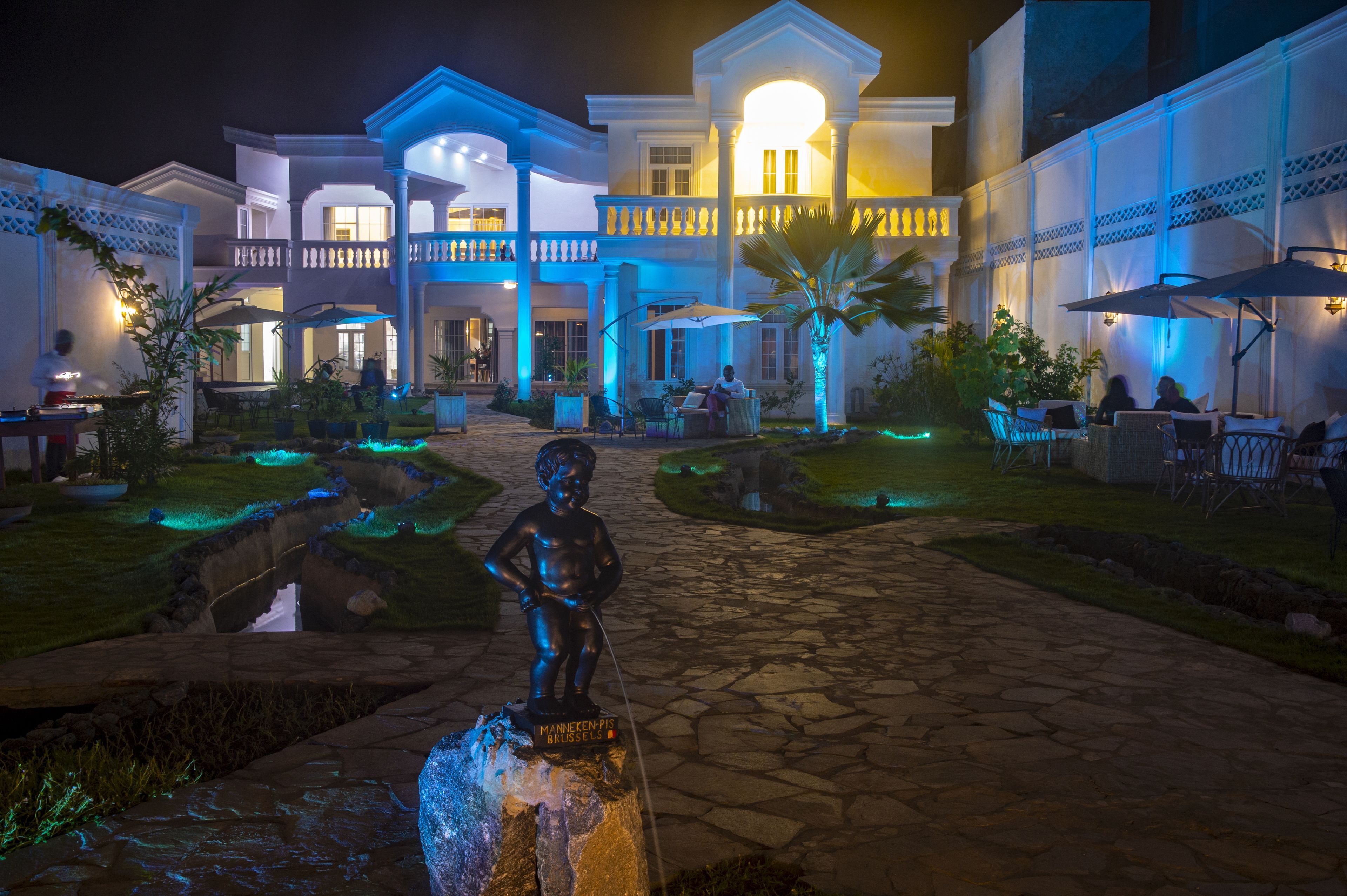 Front of property - evening or night