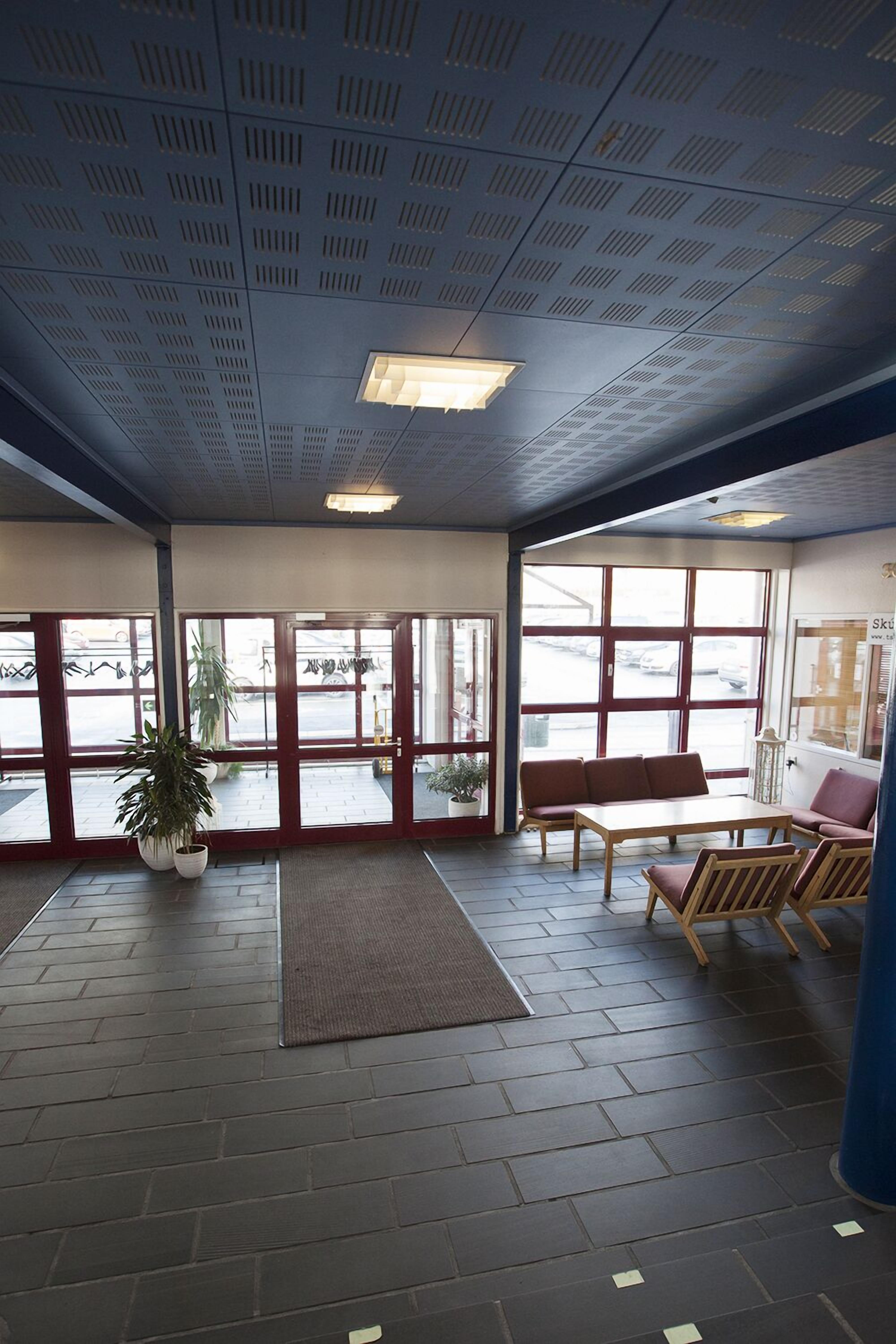 Interior entrance