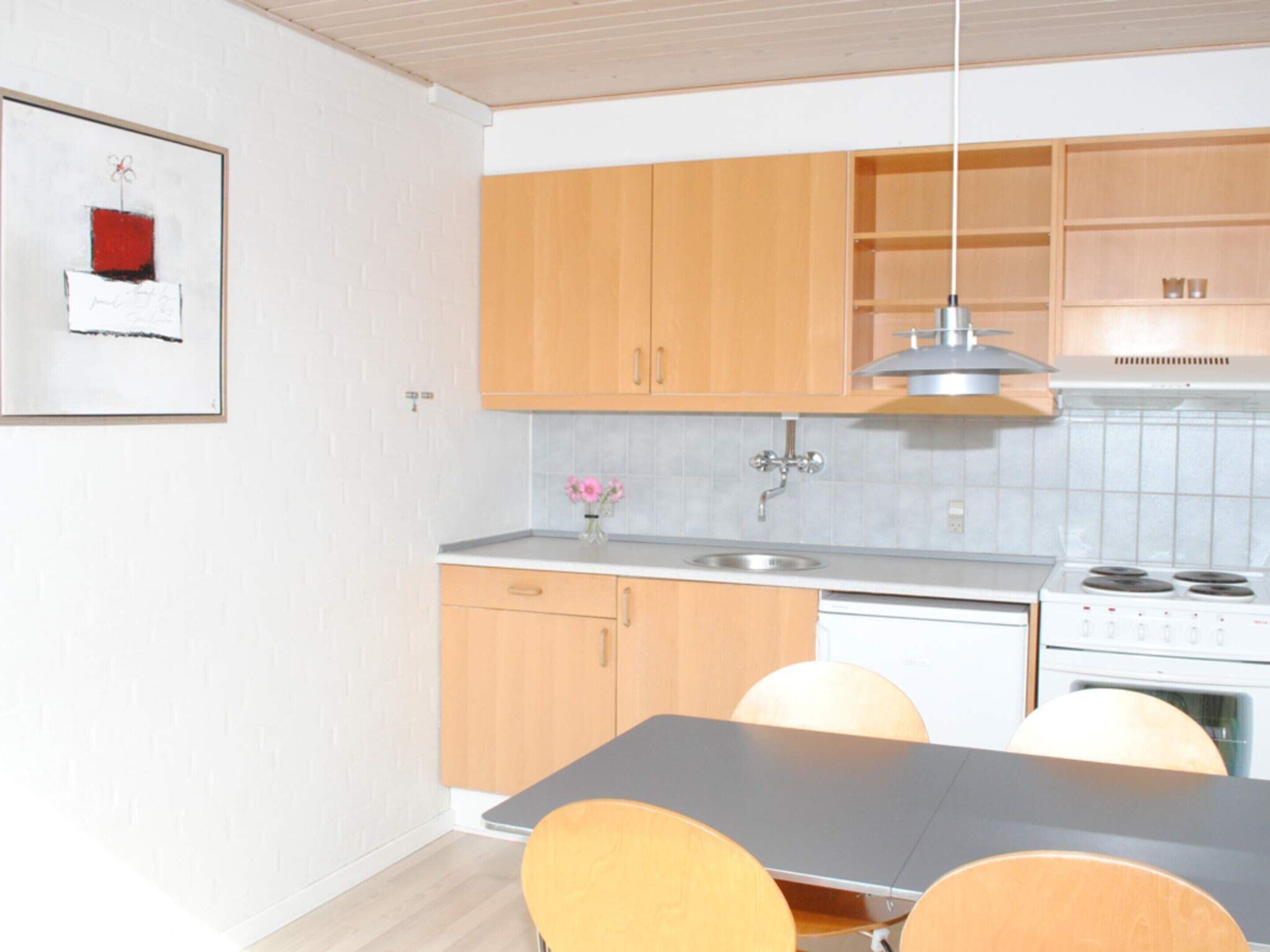 Private kitchen, 4 Person Holiday Park Home in Allinge, Bornholm