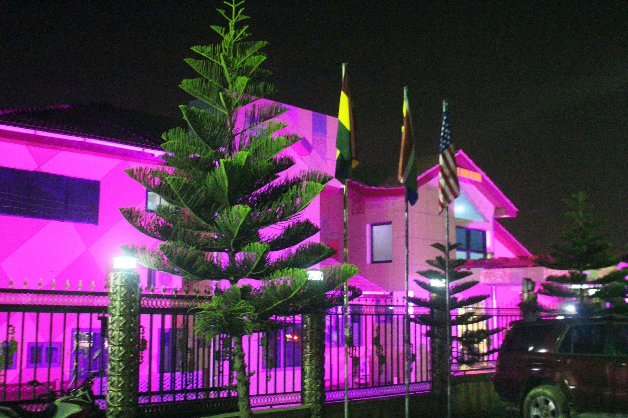 Front of property - evening or night