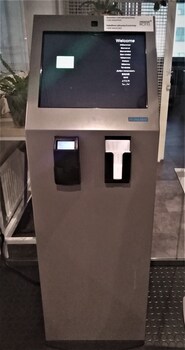 Check-in or Check-out Kiosk