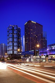 Hotel Front - Evening or Night