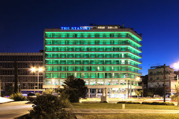Hotel Front - Evening or Night