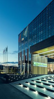 Hotel Front - Evening or Night