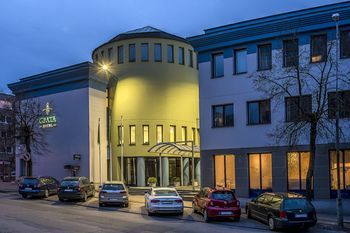 Hotel Front - Evening or Night