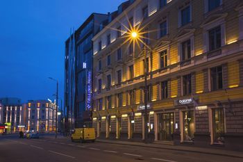 Hotel Front - Evening or Night