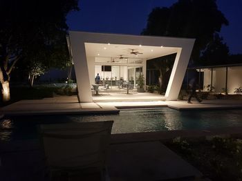 Hotel Front - Evening or Night