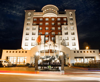 Hotel Front - Evening or Night