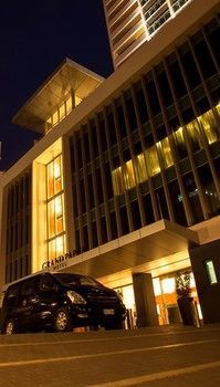 Hotel Front - Evening or Night