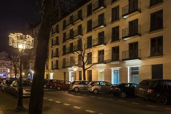 Hotel Front - Evening or Night