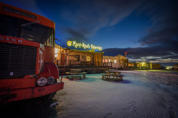 Hotel Front - Evening or Night