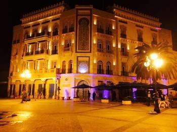 Hotel Front - Evening or Night