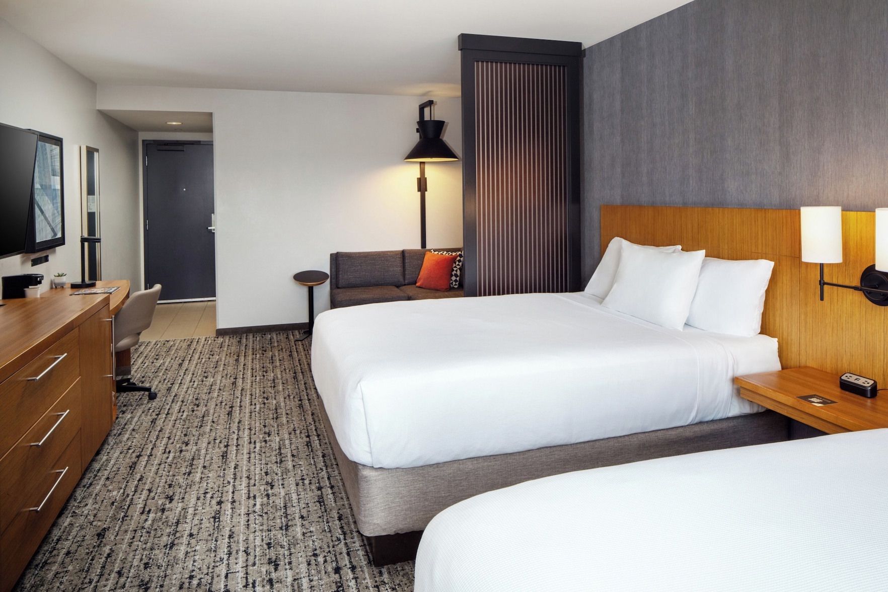 Hyatt Place Nashville Downtown Room Type - Queen Room with Two Queen Beds and Sofa Bed