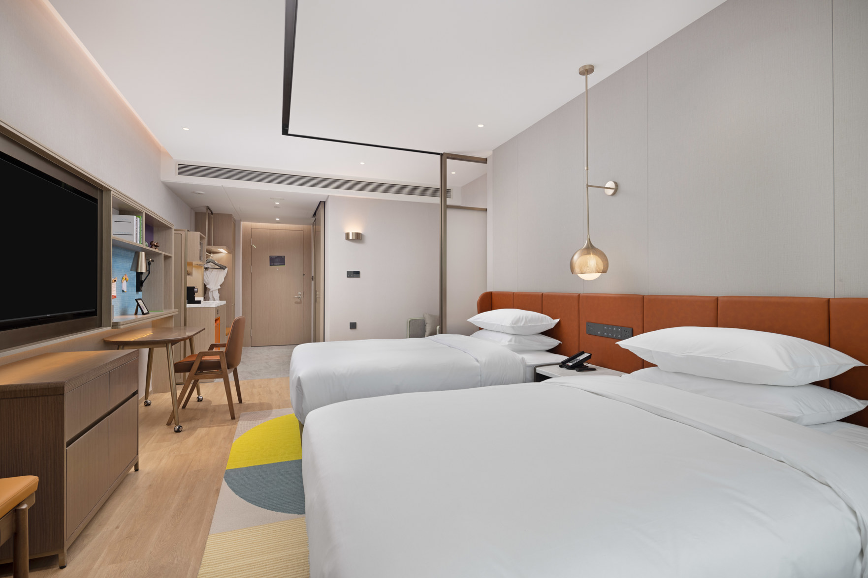 Home2 Suites by Hilton Hefei South Railway Station Room Type - Guestroom (2 Beds)