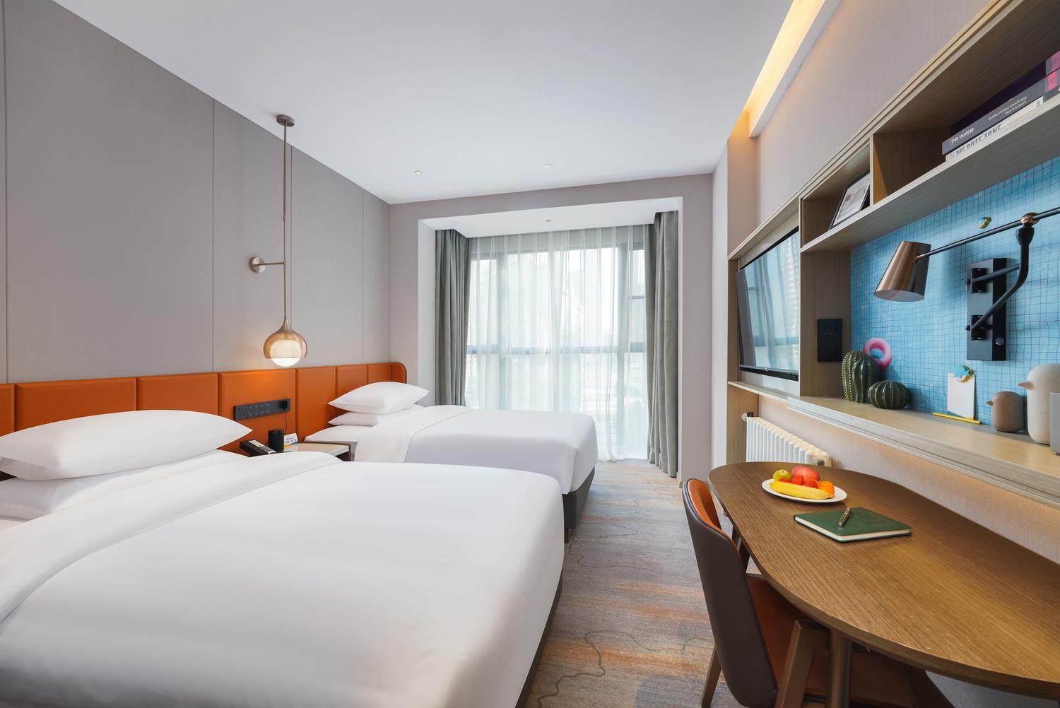 Home2 Suites By Hilton Wuhan Hankou Railway Station Room Type - Cozy Room (2 Beds)