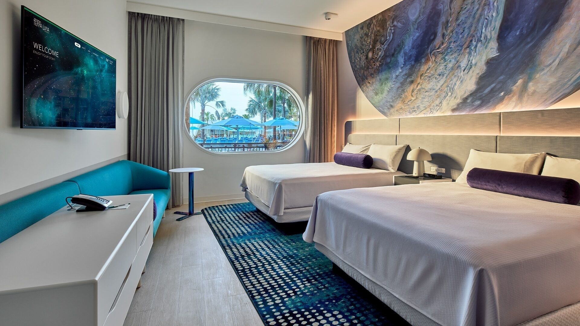 Universal's Terra Luna Resort Room Type - Pool View Room with Two Queen Beds