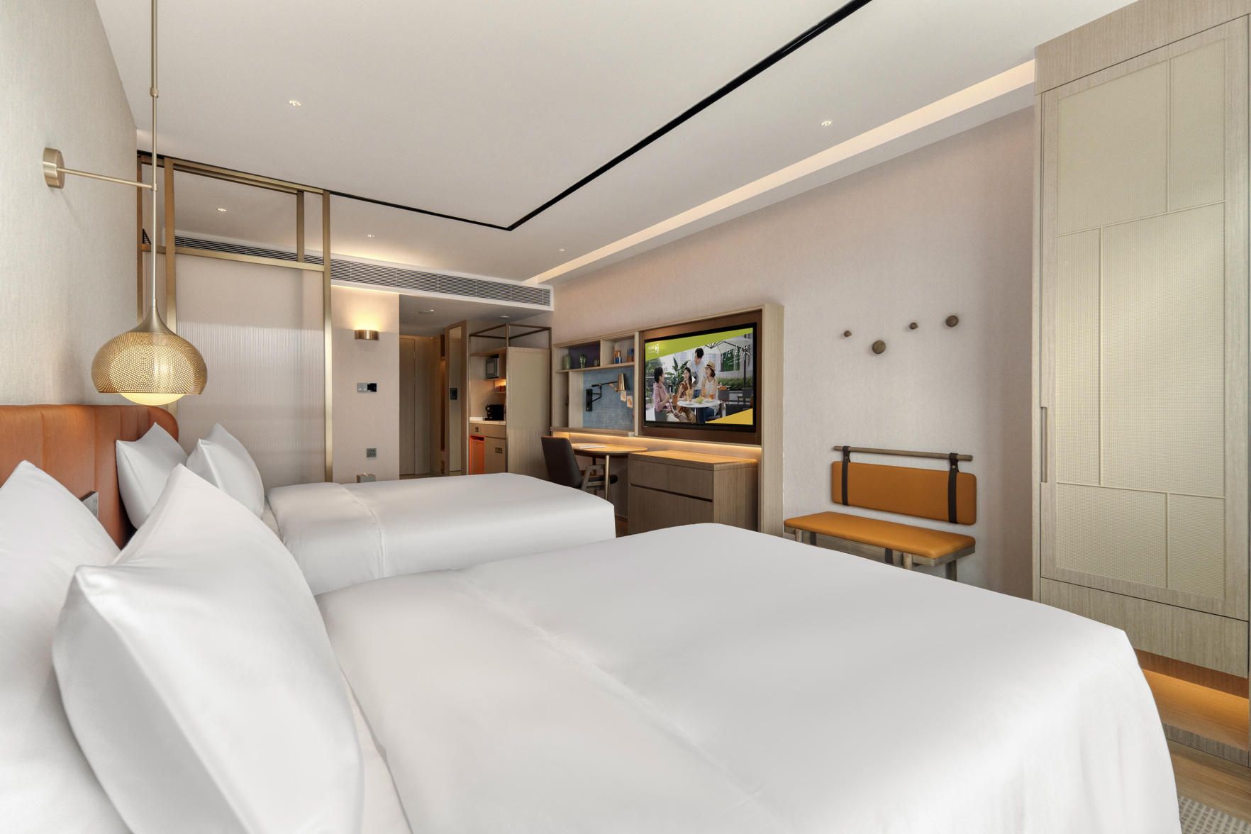 Lijiang Gucheng Home2 Suites by Hilton Hotel Room Type - Dynamic Twin Room