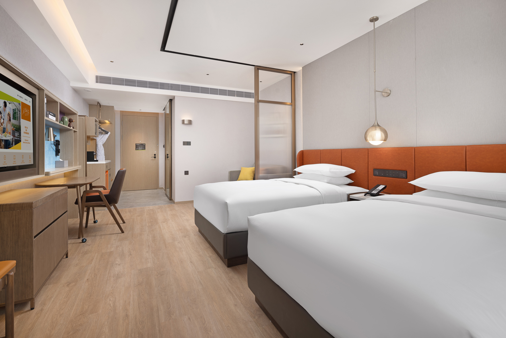Home2 Suites by Hilton Chaozhou Room Type - Dynamic Twin Room
