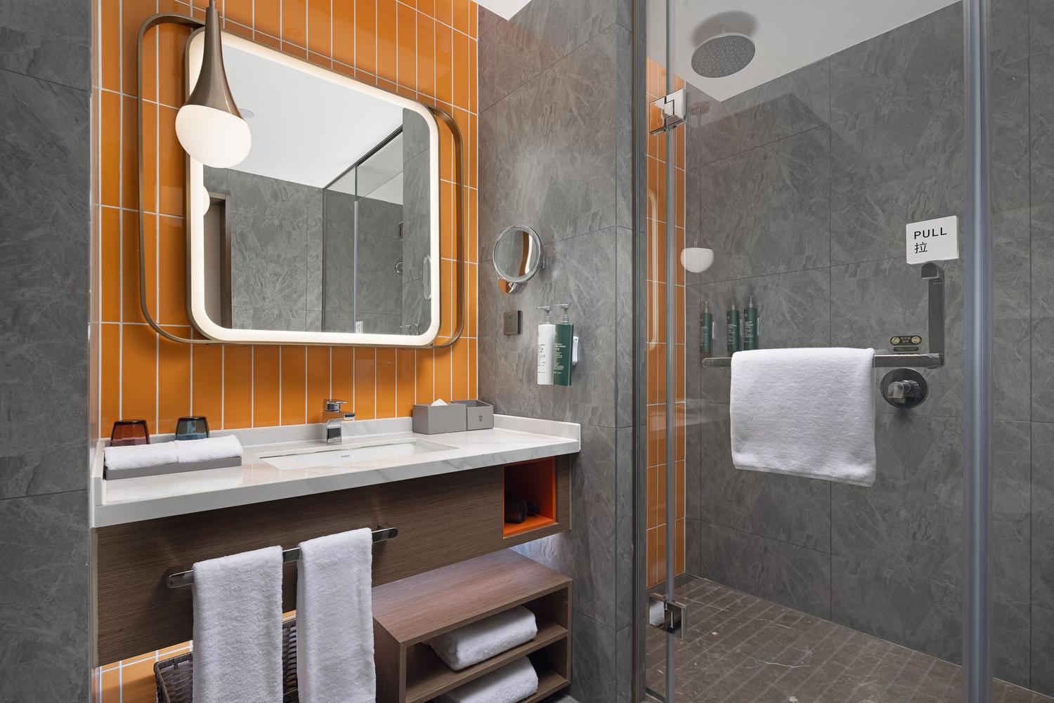 Home2 Suites by Hilton Chengdu Pengzhou Room Type - Agile Deluxe Double Bed Room (Comfortable Mattress + Smart Toilet + Fridge Microwave + Capsule Coffe