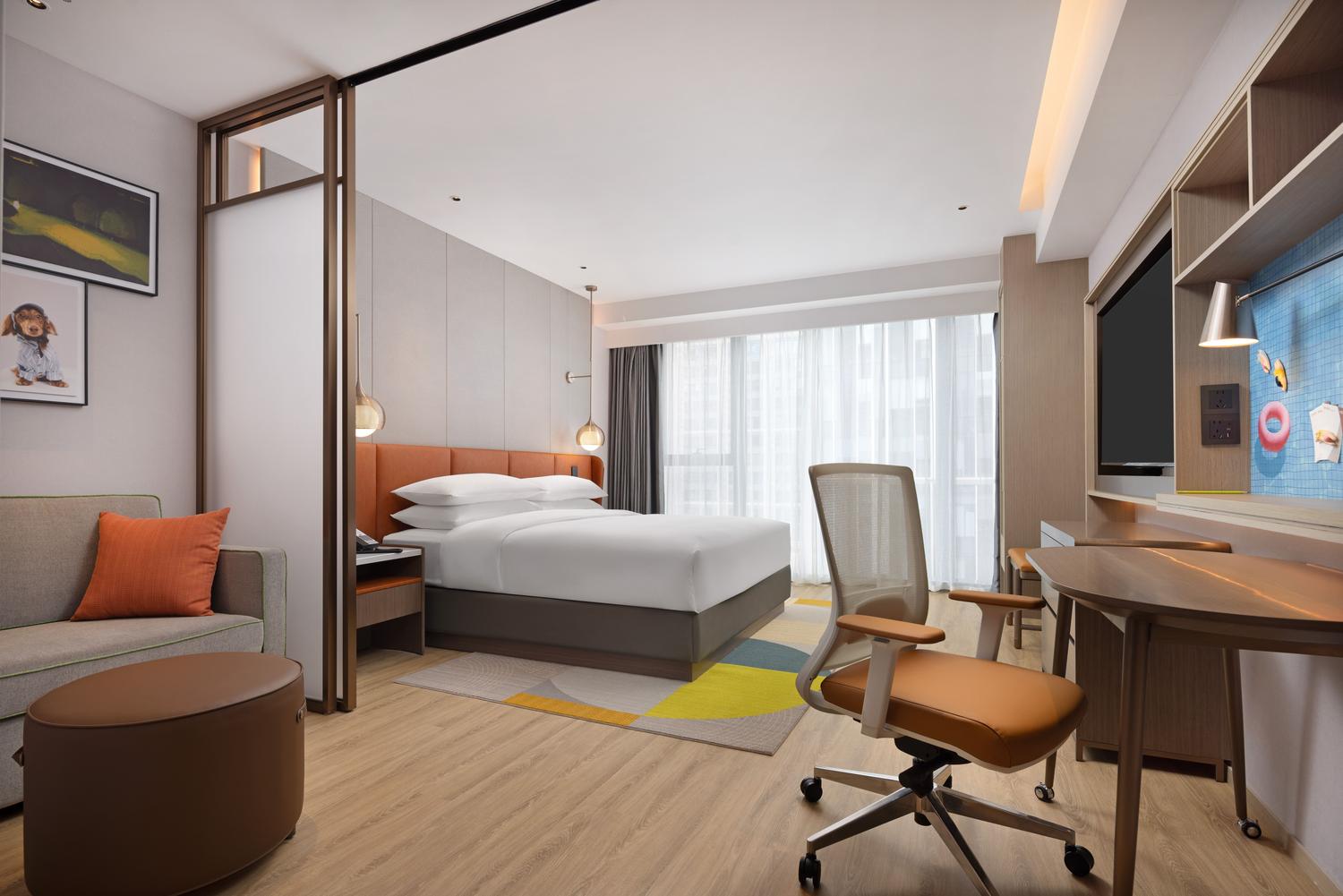 Home2 Suites by Hilton Chengdu Qingyang Room Type - Cozy Queen Room
