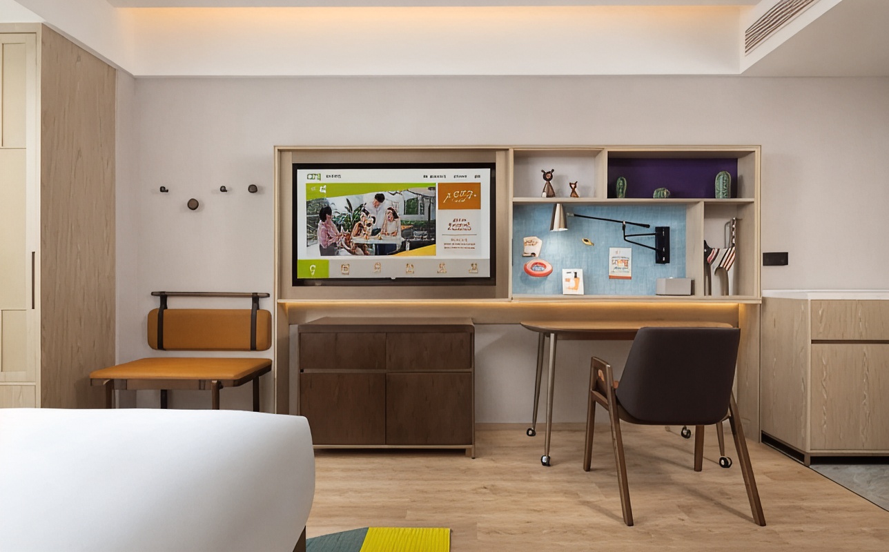 Liupanshui Panzhou Home2 Suites by Hilton Hotel Room Type - Deluxe Capsule Smart Room (Double Bed)