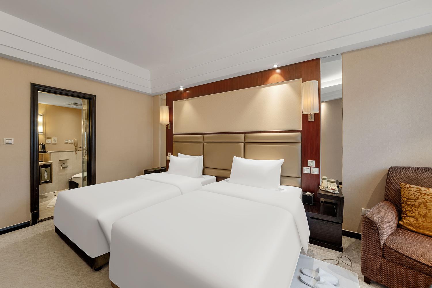 Jinghu Hotel Room Type - Superior 2-bed Room（Kingkon Deep Sleep System）