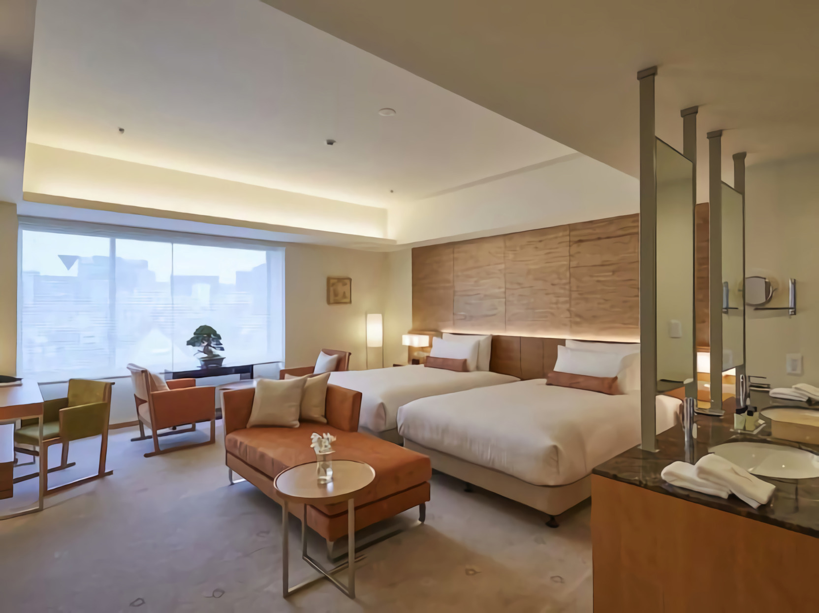 The Kitano Hotel Tokyo Room Type - Deluxe Room Twin