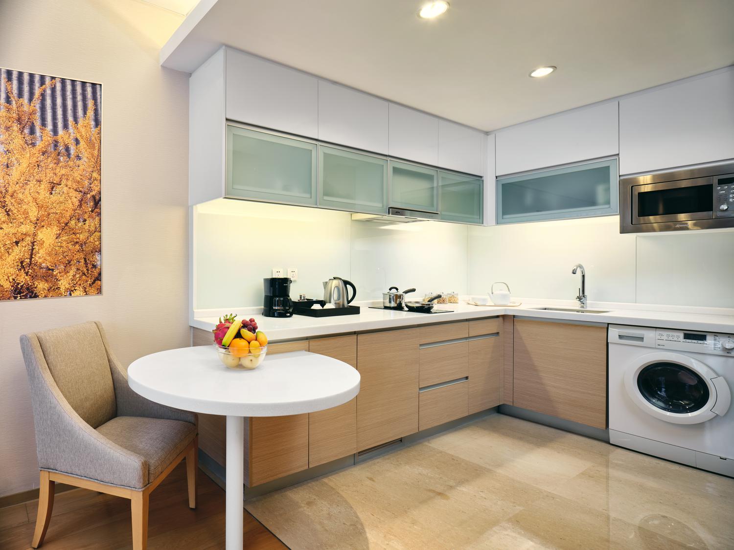 Grand ParcVue Hotel Residence Chengdu Room Type - Deluxe King Room (Kitchenette, Wash & Dryer)